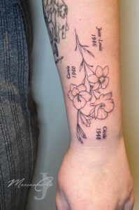 Tatouage Floral