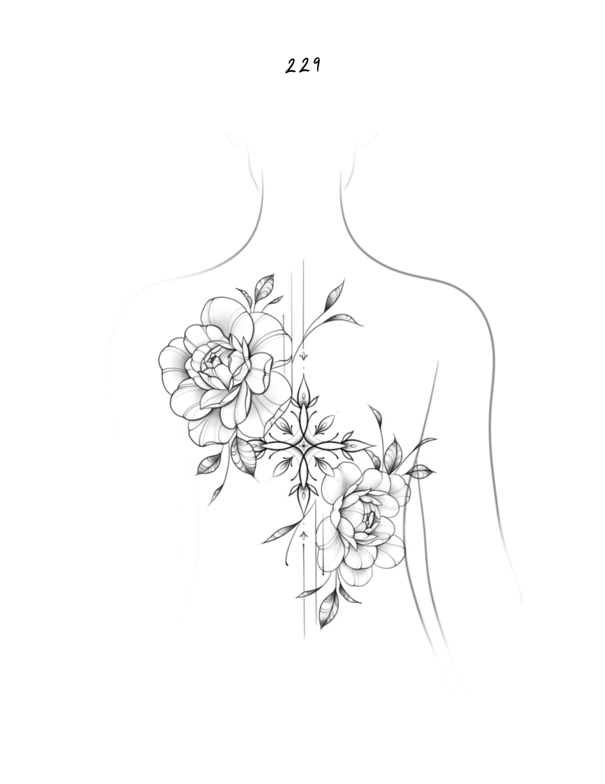 Tatouage Dos Marianne